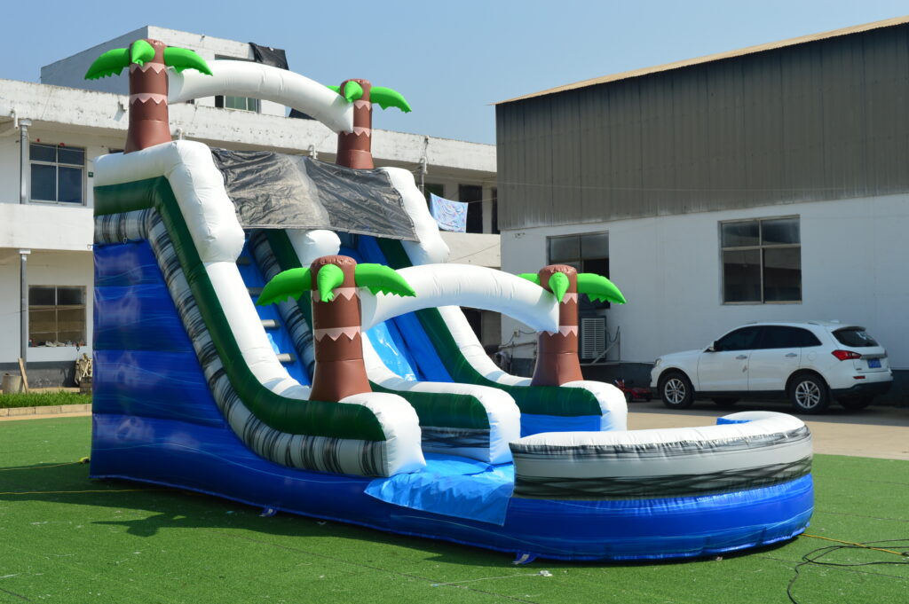 Inflatable-slide