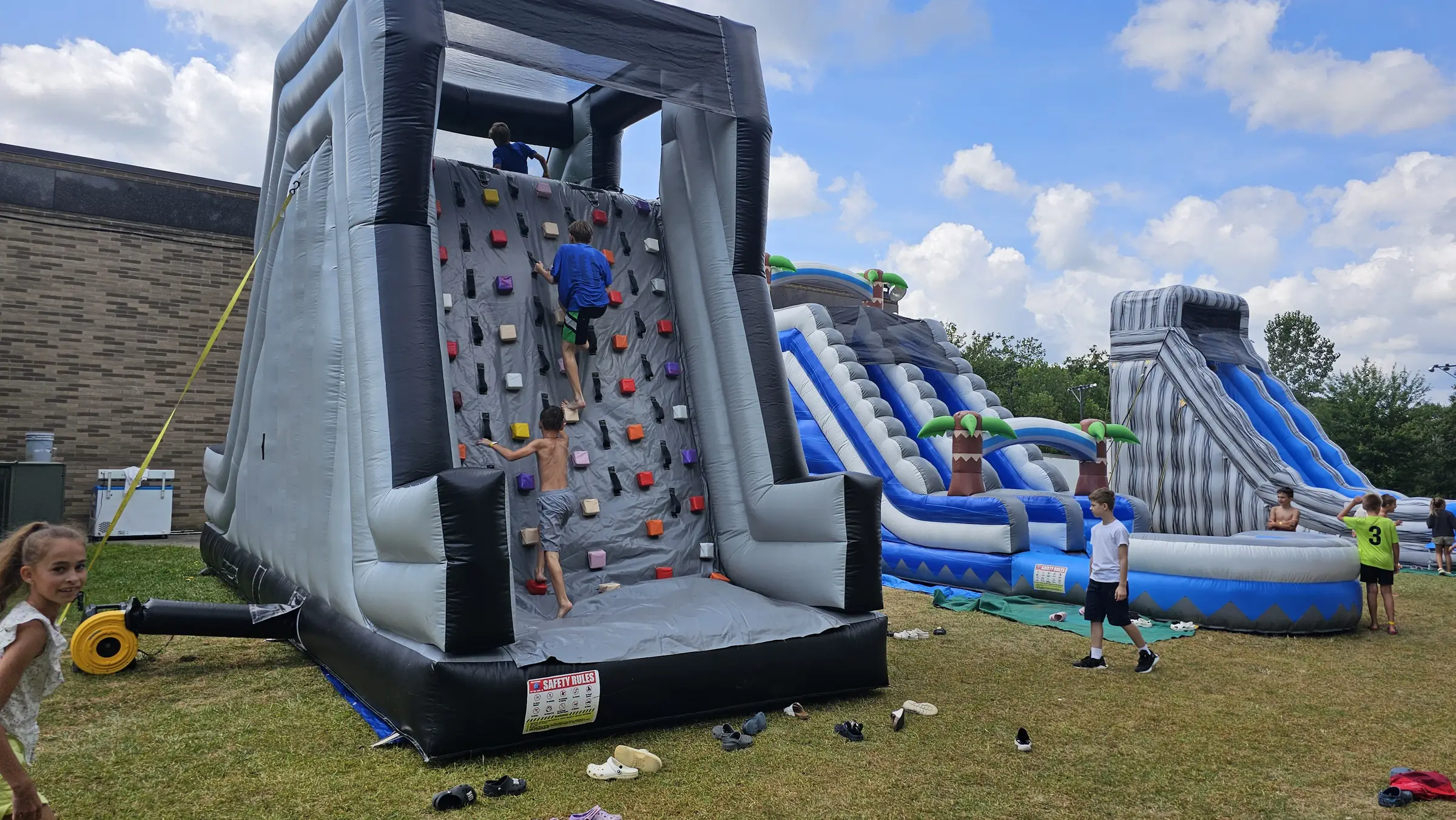 Inflatable Rockwall Rentals Parma Ohio